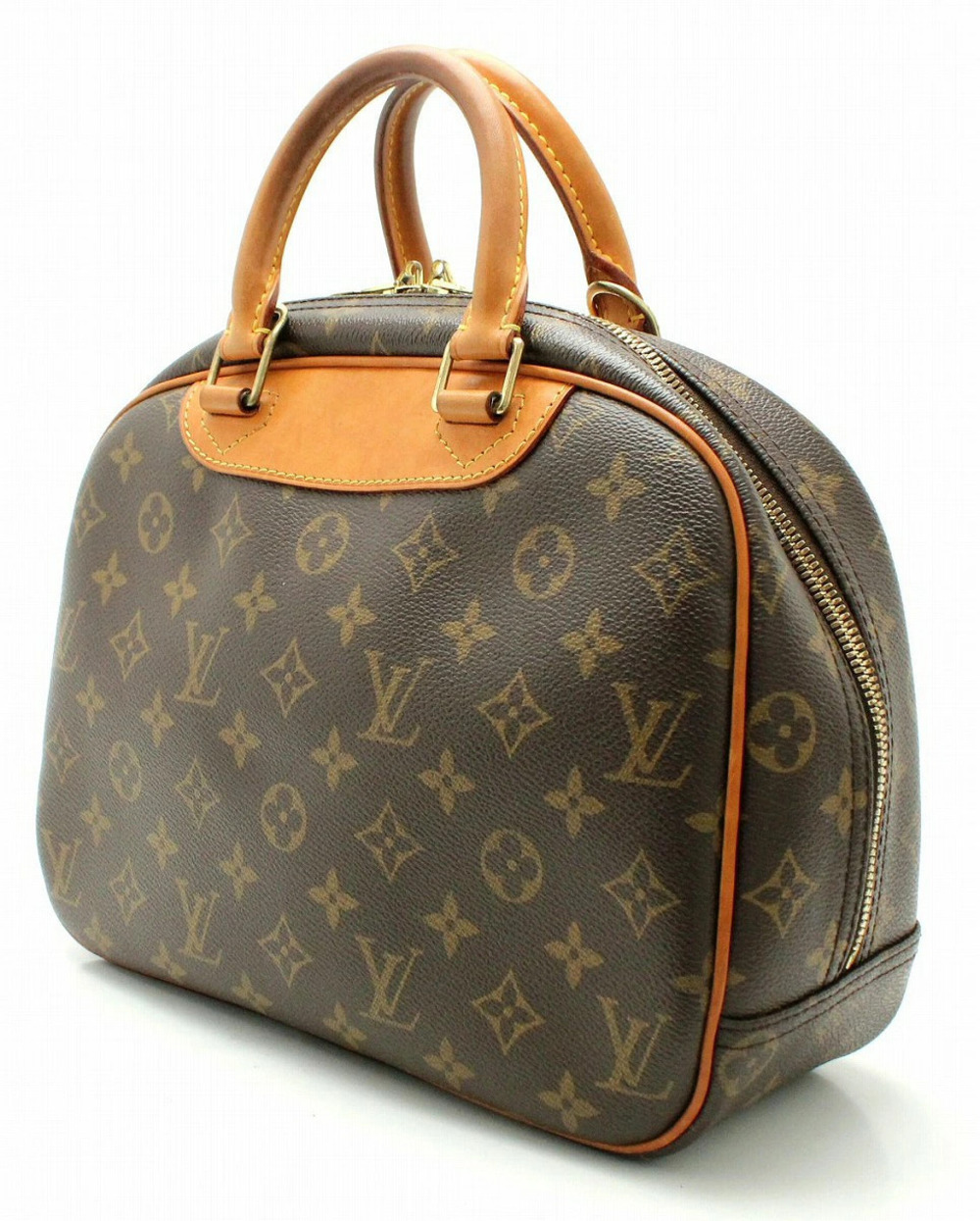 Louis Vuitton Trouville Handbag Monogram Brown